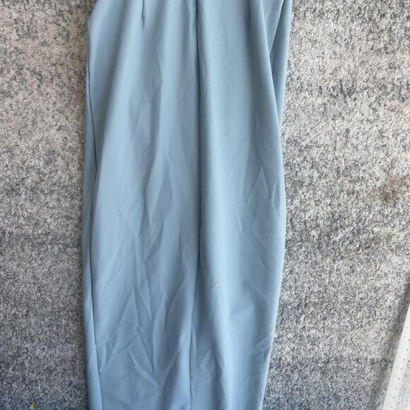 Alex Evenings Dress Womens 6 Sleeveless Maxi Gown Ruched Beaded Formal Elegant - Picture 6 of 8